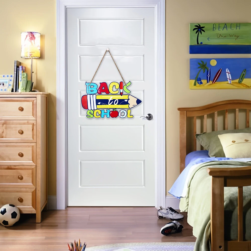 1pc Opening Season Colorful Back To School Wood Sign Cute School Wooden Hanging Decoration, Pencil Design, Decorative Classroom
1pc Opening Season Colorful Back To School Wood Sign Cute School Wooden Hanging Decoration, Pencil Design, Decorative Classroom