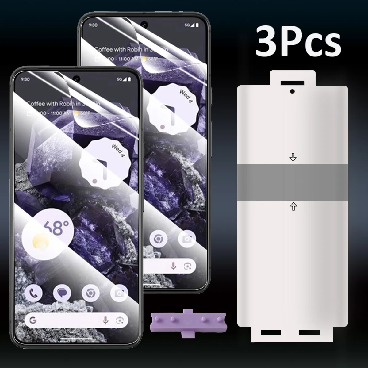 3pcs TPU Hydrogel FILM HD Screen Protector For Google Pixel 8 Pro 8A 7 7A 6 6A Pro AG Matte Frosted Full Cover Protective Film
3pcs TPU Hydrogel FILM HD Screen Protector For Google Pixel 8 Pro 8A 7 7A 6 6A Pro AG Matte Frosted Full Cover Protective Film