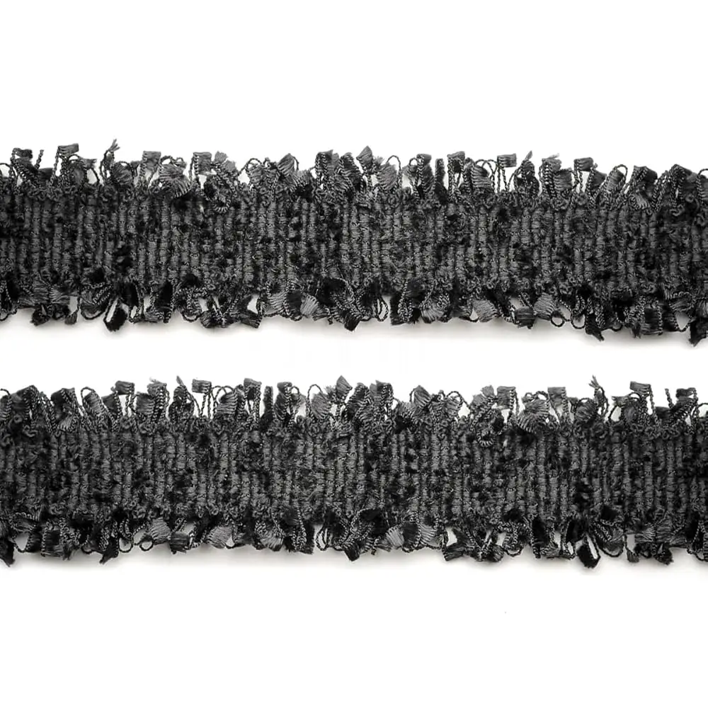 Luxury Tweed Lace Trim Ribbon Fabric Trimmings Embroidered Applique DIY Costume Sewing Craft (Black x 5 Yards)
Luxury Tweed Lace Trim Ribbon Fabric Trimmings Embroidered Applique DIY Costume Sewing Craft (Black x 5 Yards)