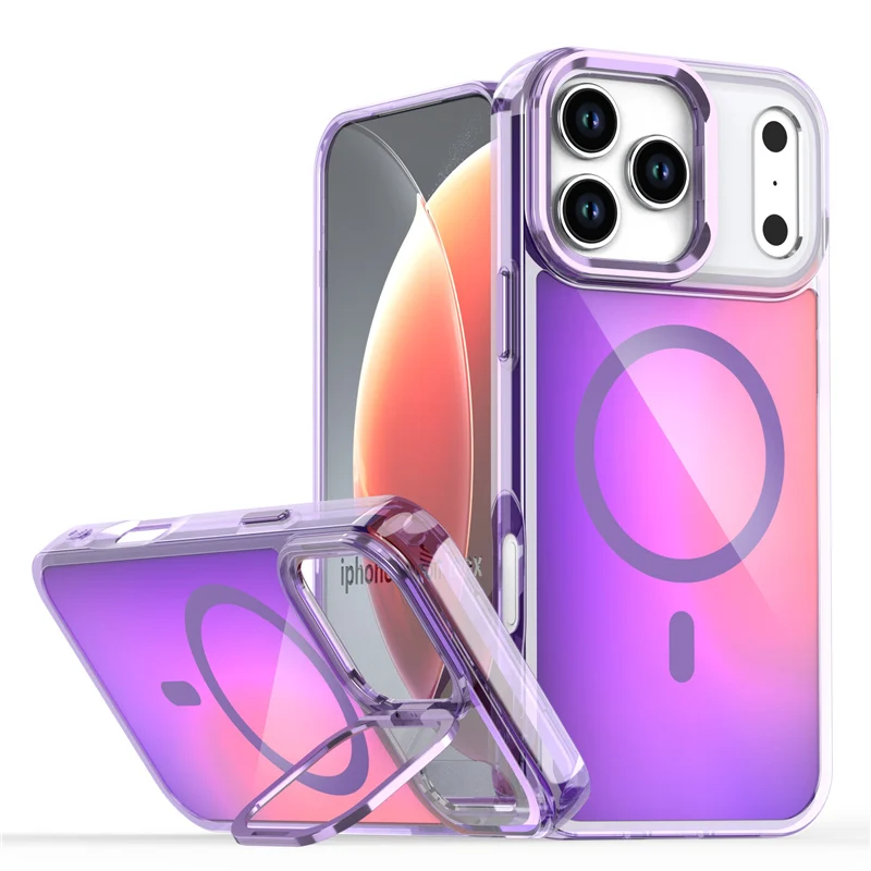 Camera Lens Stand Holder for Magsafe Wireless Charge Magnetic Case For iPhone 17 16 15 14 16Pro max Transparent Shockproof Cover
Camera Lens Stand Holder for Magsafe Wireless Charge Magnetic Case For iPhone 17 16 15 14 16Pro max Transparent Shockproof Cover