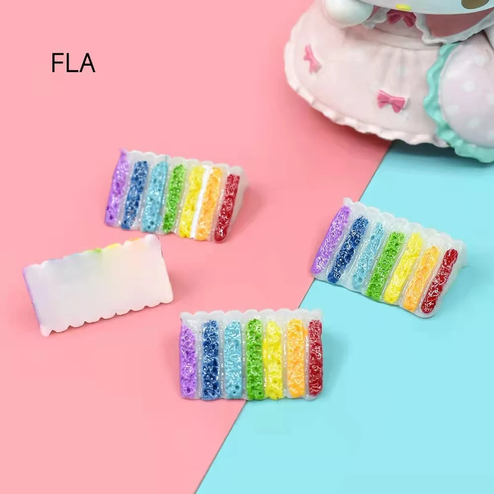 8PCS Rainbow Cake Charms Kawaii Miniature Fairy Garden Resin Table Decor Artificial Food Pendants Jewelry Making Accessory
8PCS Rainbow Cake Charms Kawaii Miniature Fairy Garden Resin Table Decor Artificial Food Pendants Jewelry Making Accessory