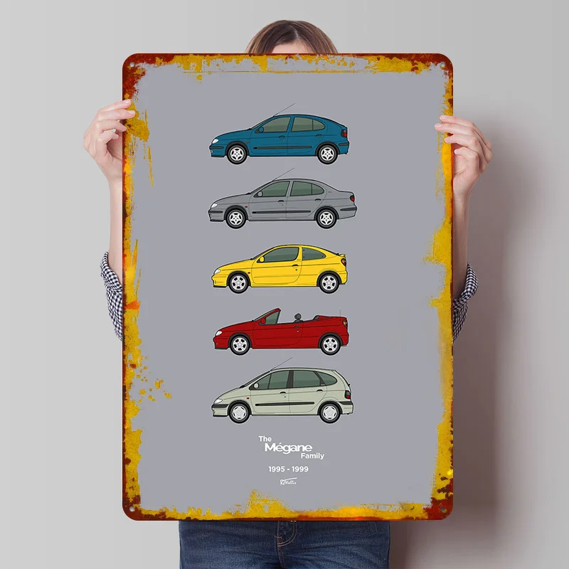 Коллекция спортивных автомобилей Megane 1995-1999: Постеры с принтами, индивидуальные настенные украшения, ретро-винтажные металлические таблички для декора комнаты и дома
Коллекция спортивных автомобилей Megane 1995-1999: Постеры с принтами, индивидуальные настенные украшения, ретро-винтажные металлические таблички для декора комнаты и дома