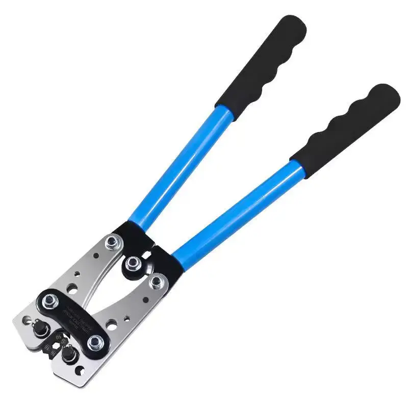 Portable cable manual crimping tool HX-50B crimping pliers 6-50mm ²/ AWG 10-0 ferrule terminal crimper hexagonal wiring pliers
Portable cable manual crimping tool HX-50B crimping pliers 6-50mm ²/ AWG 10-0 ferrule terminal crimper hexagonal wiring pliers