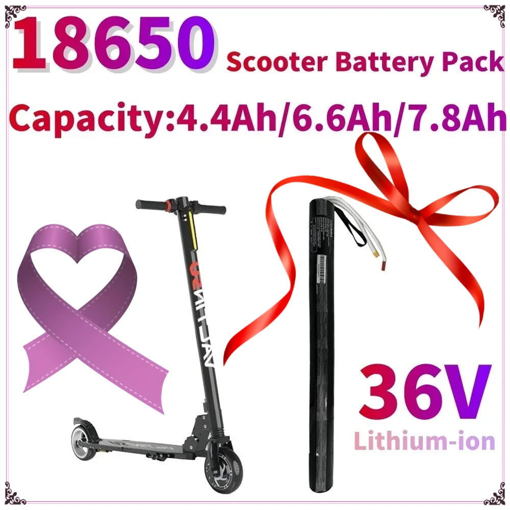 18650 lithium ion 36V 4.4Ah/6.6Ah/7.8Ah 10S3P carbon fiber scooter special battery is suitable for Scooter accessories 
18650 lithium ion 36V 4.4Ah/6.6Ah/7.8Ah 10S3P carbon fiber scooter special battery is suitable for Scooter accessories