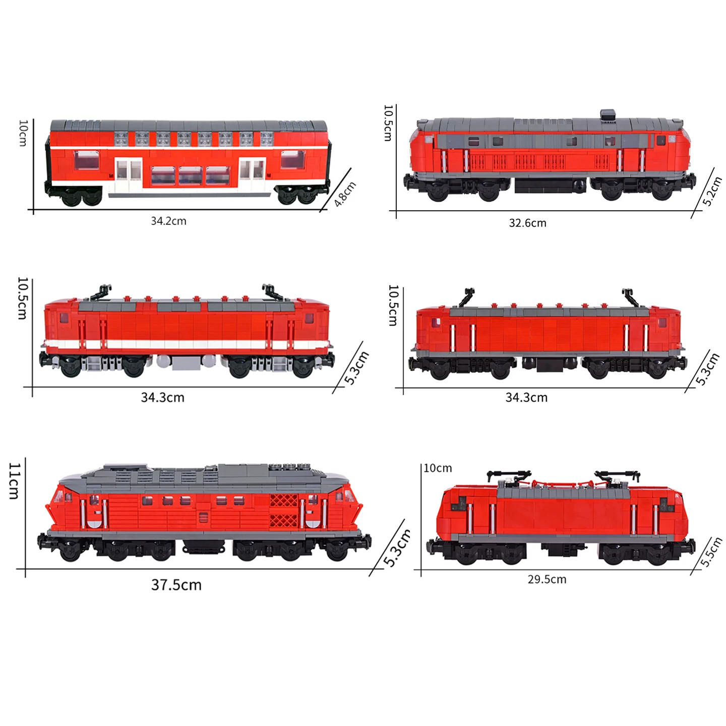 MOC Technical City Railway Electric Train Locomotive Carriage Building Blocks DIY Brick Model Toy Collectible Gift for Teenagers
MOC Technical City Railway Electric Train Locomotive Carriage Building Blocks DIY Brick Model Toy Collectible Gift for Teenagers