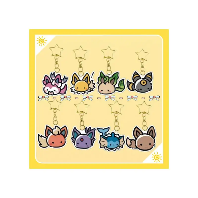 Акриловый брелок Eeveelutions 6 см: Флареон, Вапореон, акварельный стиль, милый дизайн, игровой мерч, подарок, подвеска для рюкзака
Акриловый брелок Eeveelutions 6 см: Флареон, Вапореон, акварельный стиль, милый дизайн, игровой мерч, подарок, подвеска для рюкзака