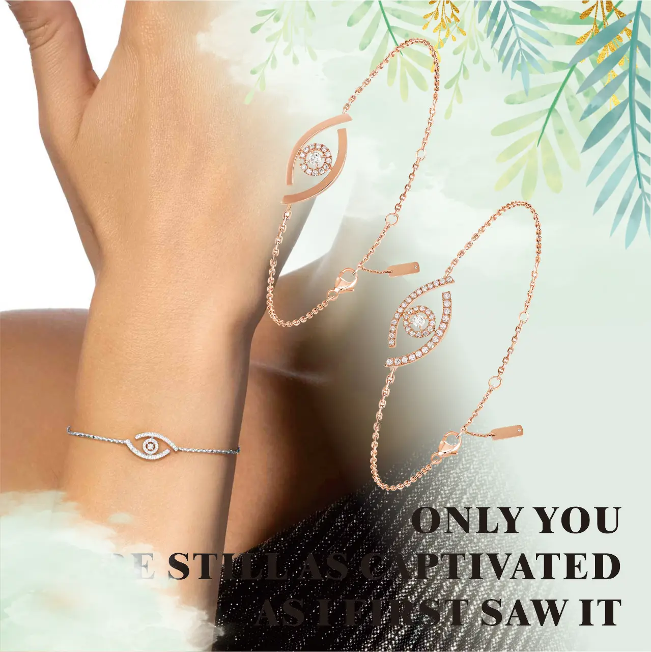 Light Luxury Messik - Style Style Pure Silver s925 Elegant LUCKY EYE Series Smooth Diamond Set Special Bracelet
Light Luxury Messik - Style Style Pure Silver s925 Elegant LUCKY EYE Series Smooth Diamond Set Special Bracelet