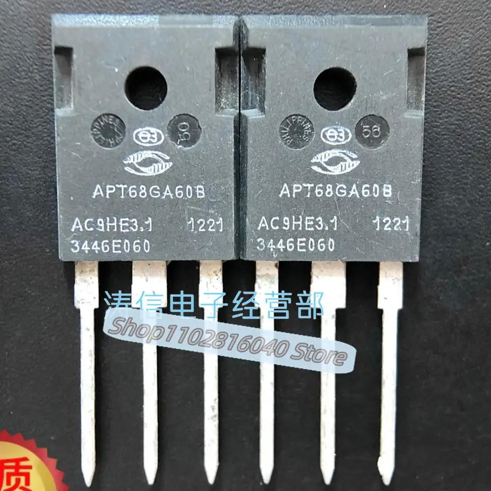 10 шт./лот APT68GA60B TO-247 IGBT TO-247 600V 121A импортное Оригинальное лучшее качество
10 шт./лот APT68GA60B TO-247 IGBT TO-247 600V 121A импортное Оригинальное лучшее качество