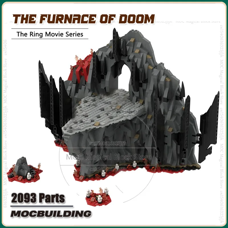 Знаменитая серия фильмов UCS MOC The Furnace of Doom, коллекция строительных блоков, модель, кирпичи, сделай сам, сборочные блоки, игрушки, рождественские подарки
Знаменитая серия фильмов UCS MOC The Furnace of Doom, коллекция строительных блоков, модель, кирпичи, сделай сам, сборочные блоки, игрушки, рождественские подарки