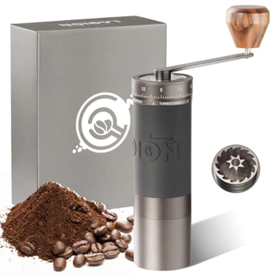 L6 Manual Coffee Grinder with Straight Handle Hand Coffee Grinder for Espresso Moka Drip French Press with External Adjustment
L6 Manual Coffee Grinder with Straight Handle Hand Coffee Grinder for Espresso Moka Drip French Press with External Adjustment