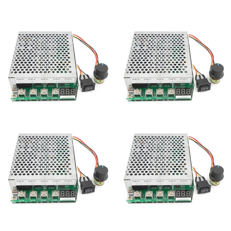 Promotion! 4X DC 10-55V 100A 3000W Motor Speed Controller Reversible PWM Control Forward And Reverse Controller
Promotion! 4X DC 10-55V 100A 3000W Motor Speed Controller Reversible PWM Control Forward And Reverse Controller