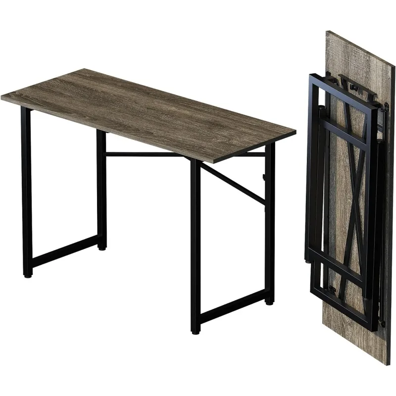 47 inch Folding Desk, Writing Gaming Computer Camping Table, No Assembly Required Home Office Desk
47 inch Folding Desk, Writing Gaming Computer Camping Table, No Assembly Required Home Office Desk