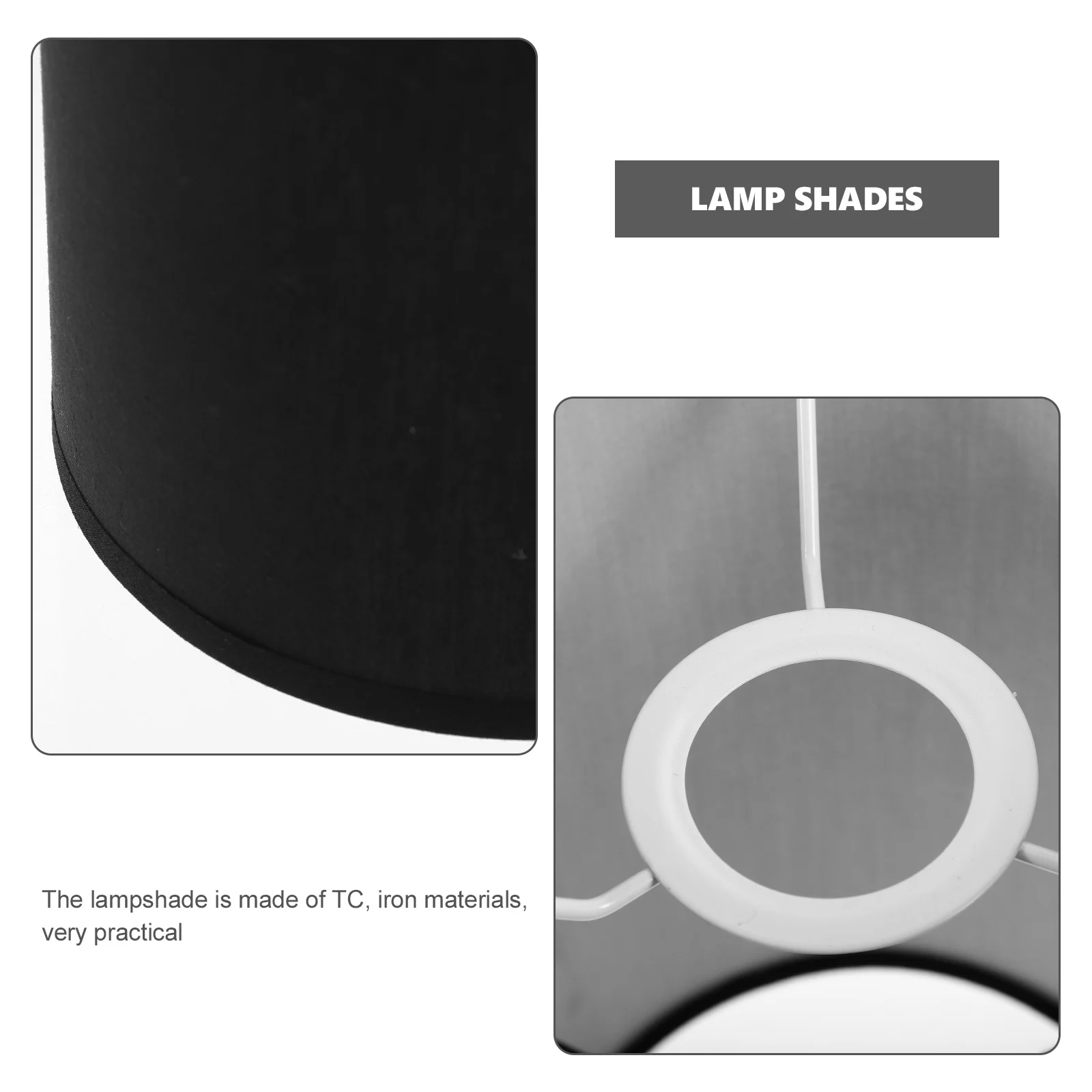 Round Decorative Lampshade for E27 Bulb Black TC Material Room Bedroom Table Floor Lamps Lighting Lamp Cover Shades
Round Decorative Lampshade for E27 Bulb Black TC Material Room Bedroom Table Floor Lamps Lighting Lamp Cover Shades