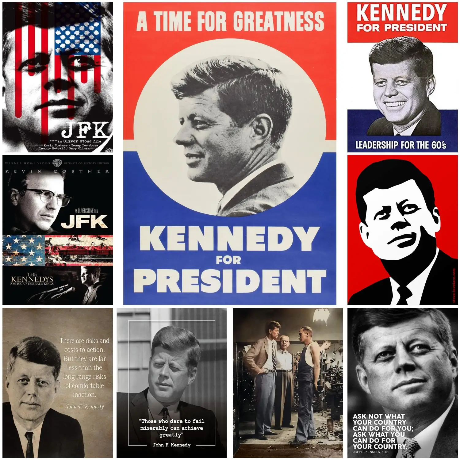 jfk president Poster Prints Wall Art Canvas Painting Poster For Modern Family Living Room Home Decor
jfk president Poster Prints Wall Art Canvas Painting Poster For Modern Family Living Room Home Decor