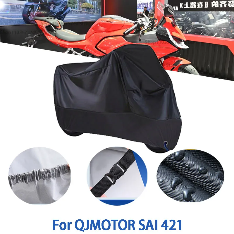 Полный чехол для мотоцикла QJMOTOR SAI 431, автомобильный уличный солнцезащитный чехол от пыли и ушей, утолщенный оксфордский чехол, аксессуары
Полный чехол для мотоцикла QJMOTOR SAI 431, автомобильный уличный солнцезащитный чехол от пыли и ушей, утолщенный оксфордский чехол, аксессуары