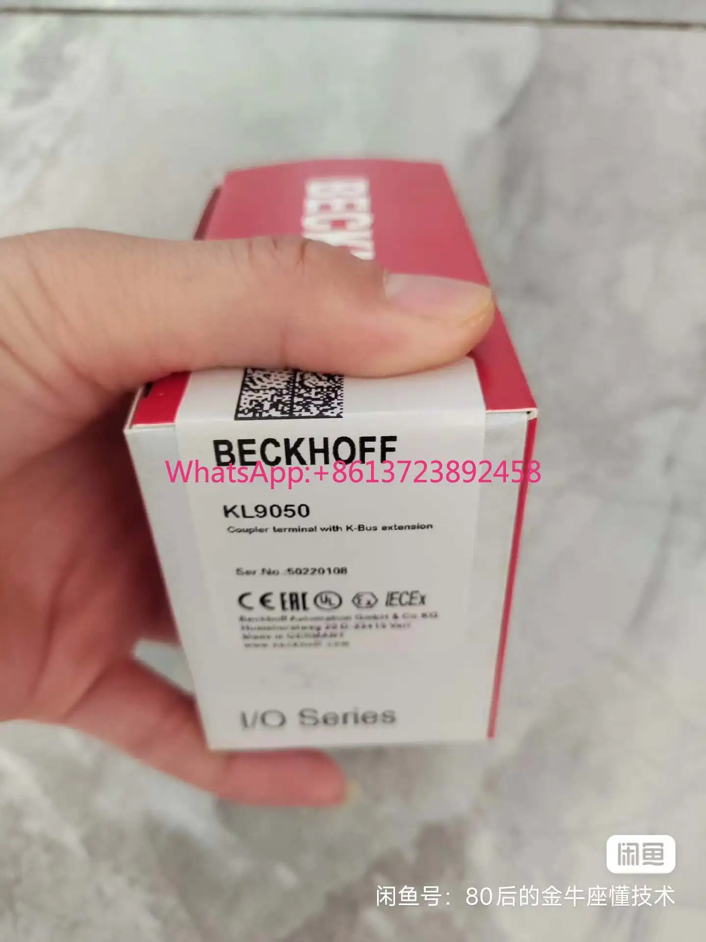 Beckhoff KL9050 Bus Coupler, K-Bus Extension
Beckhoff KL9050 Bus Coupler, K-Bus Extension