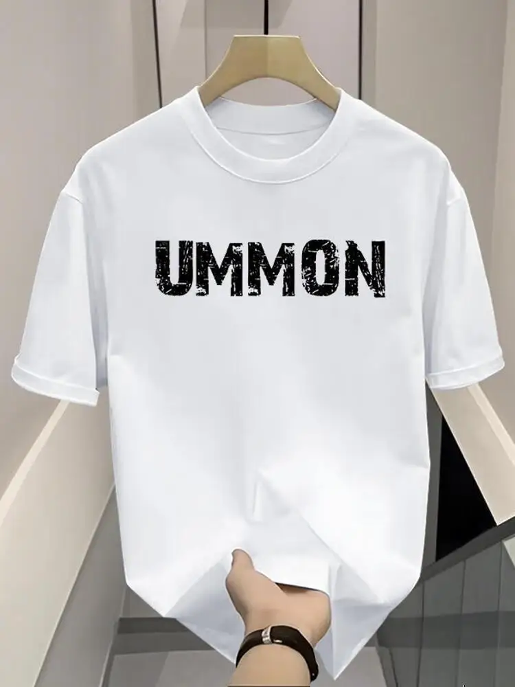 American casual short-sleeved T-shirt mens summer new loose trend letter printing round neck short-sleeved T-shirt
American casual short-sleeved T-shirt mens summer new loose trend letter printing round neck short-sleeved T-shirt