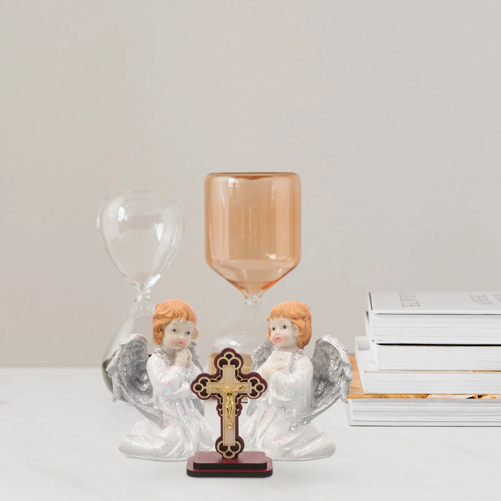 1Set Angel Resin Statue Angel Decor for Home Table Window Shelf Sturdy Resin Craft Lovely Housewarming Gift Decoration
1Set Angel Resin Statue Angel Decor for Home Table Window Shelf Sturdy Resin Craft Lovely Housewarming Gift Decoration