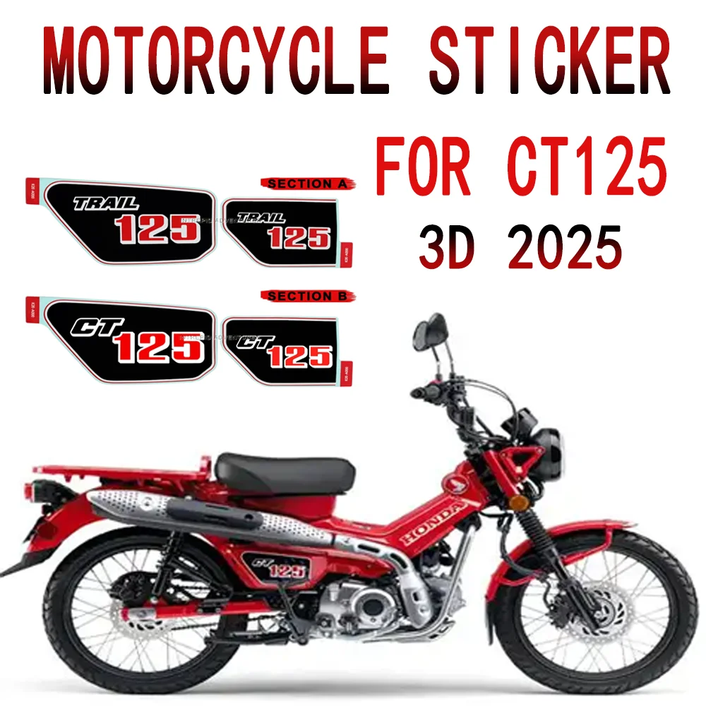 2pcs Motorcycle Personalized body Sticker Motorcycle CT125 Logo Decorative Waterproof Decals FOR HONDA CT125 ct 125
2pcs Motorcycle Personalized body Sticker Motorcycle CT125 Logo Decorative Waterproof Decals FOR HONDA CT125 ct 125