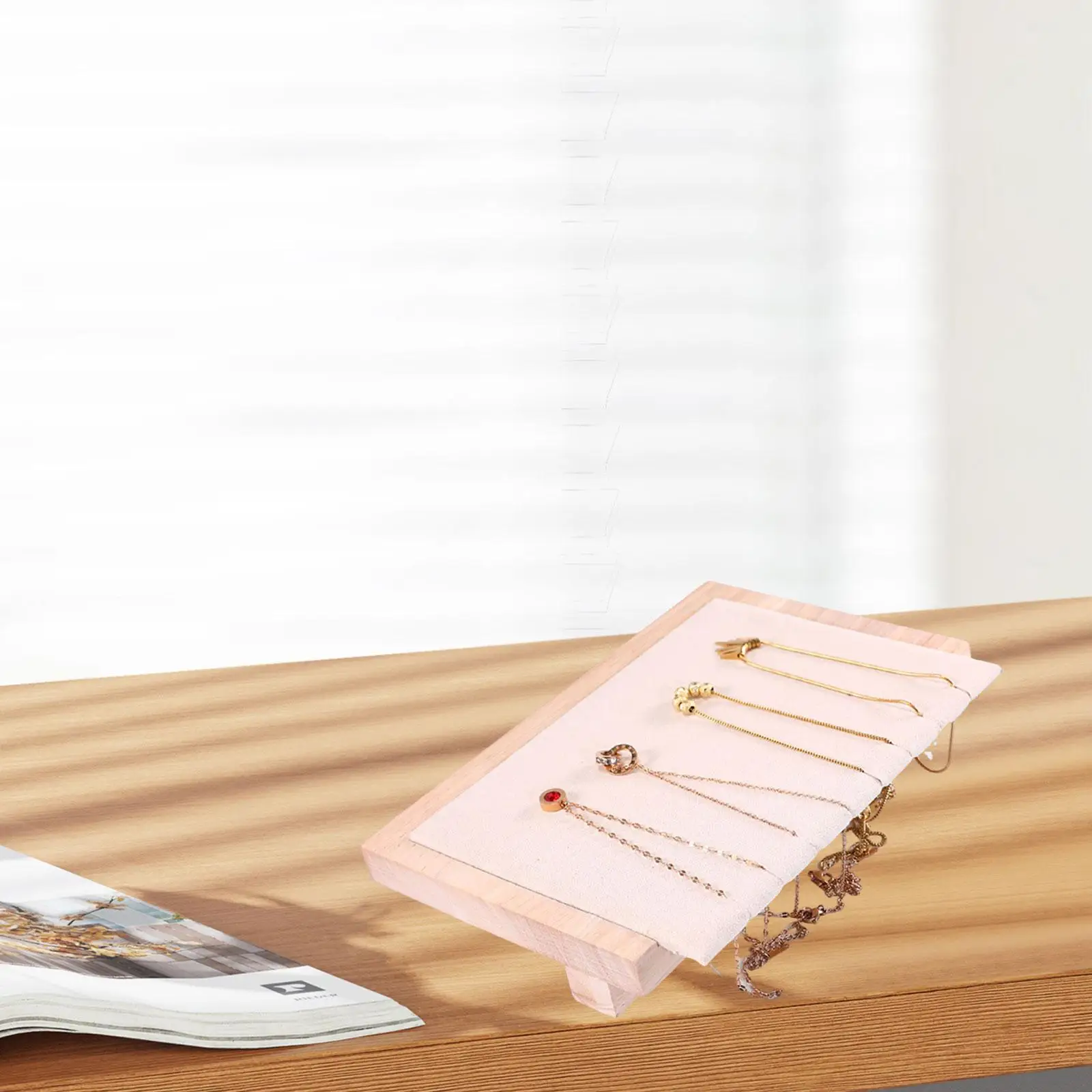Necklace Display Stand Pendant Organizer Portable Gift Accessory Practical Necklaces Storage Holder Showcase for Selling Shop
Necklace Display Stand Pendant Organizer Portable Gift Accessory Practical Necklaces Storage Holder Showcase for Selling Shop
