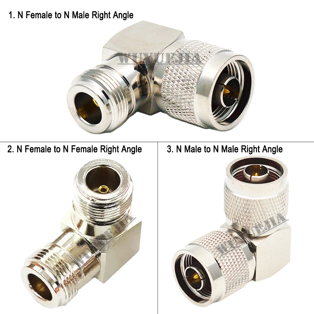 1Pcs RF Adapter L16 N Right Angle N Male to N Female Jack Connector N Male to N Male 90 Degree Coax Antenna Nickel Plated Brass
1Pcs RF Adapter L16 N Right Angle N Male to N Female Jack Connector N Male to N Male 90 Degree Coax Antenna Nickel Plated Brass