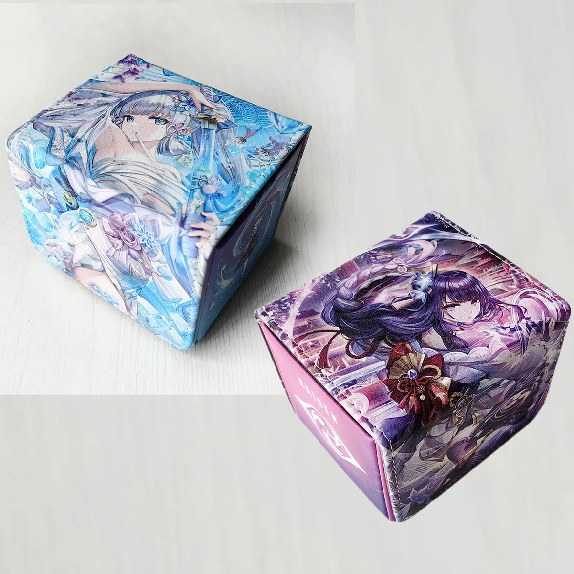 Торговые карты Yugioh OCG PTCG, колода, подставка, фигурки Genshin Impact, Raiden Shogun Kamisato Ayaka, коллекционные боксы для хранения
Торговые карты Yugioh OCG PTCG, колода, подставка, фигурки Genshin Impact, Raiden Shogun Kamisato Ayaka, коллекционные боксы для хранения