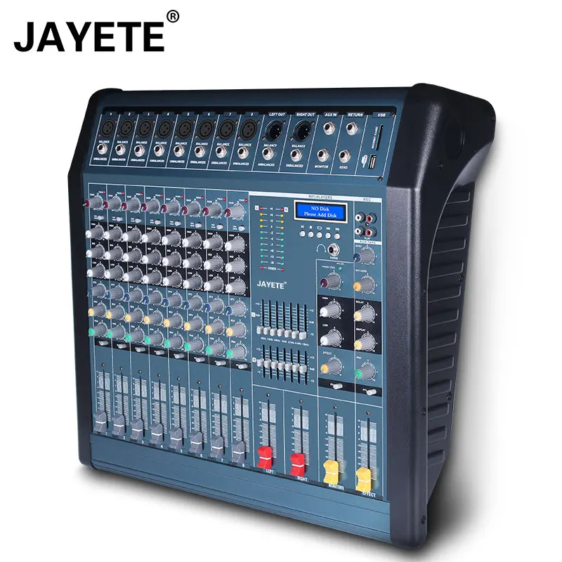 Party Home Karaoke Mixer Amplifier Equalizer 8 Channel DJ Audio Mixer Professional USB 48V Phantom TF Card 200watts Mixers Amp
Party Home Karaoke Mixer Amplifier Equalizer 8 Channel DJ Audio Mixer Professional USB 48V Phantom TF Card 200watts Mixers Amp
