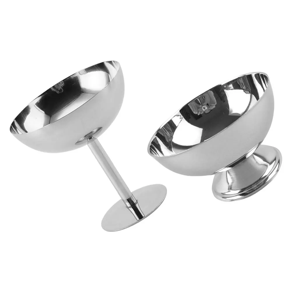 2pcs Stainless Steel Ice Cream Cups Silver Mini Dessert Bowls Heat Resistant Metal Footed Party Yogurt Storage
2pcs Stainless Steel Ice Cream Cups Silver Mini Dessert Bowls Heat Resistant Metal Footed Party Yogurt Storage