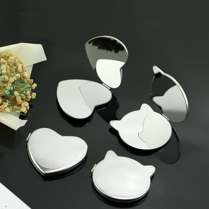 50pcs Stainless Steel Makeup Mirror Double-sided Hand Pocket Cosmetic Mirror Mini Small Various Shapes Folding Mirror
50pcs Stainless Steel Makeup Mirror Double-sided Hand Pocket Cosmetic Mirror Mini Small Various Shapes Folding Mirror