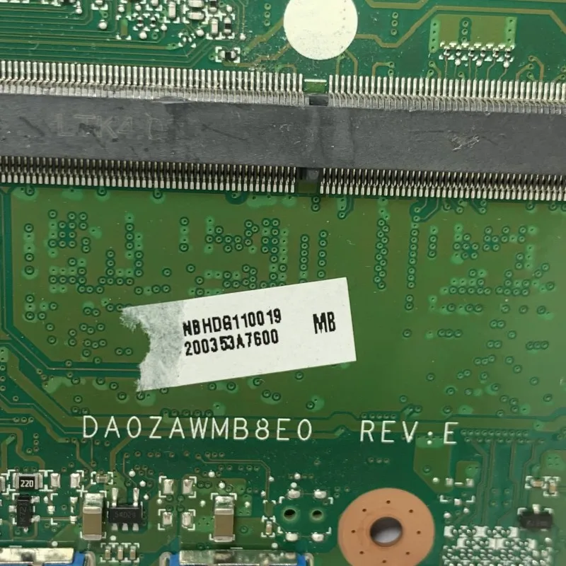 Материнская плата DA0ZAWMB8E0 NBHDG11001 с процессором SREJQ I5-8265U для ACER A515-54 A515-54G, материнская плата для ноутбука N17S-G2-A1 MX250, 100% тестирование
Материнская плата DA0ZAWMB8E0 NBHDG11001 с процессором SREJQ I5-8265U для ACER A515-54 A515-54G, материнская плата для ноутбука N17S-G2-A1 MX250, 100% тестирование