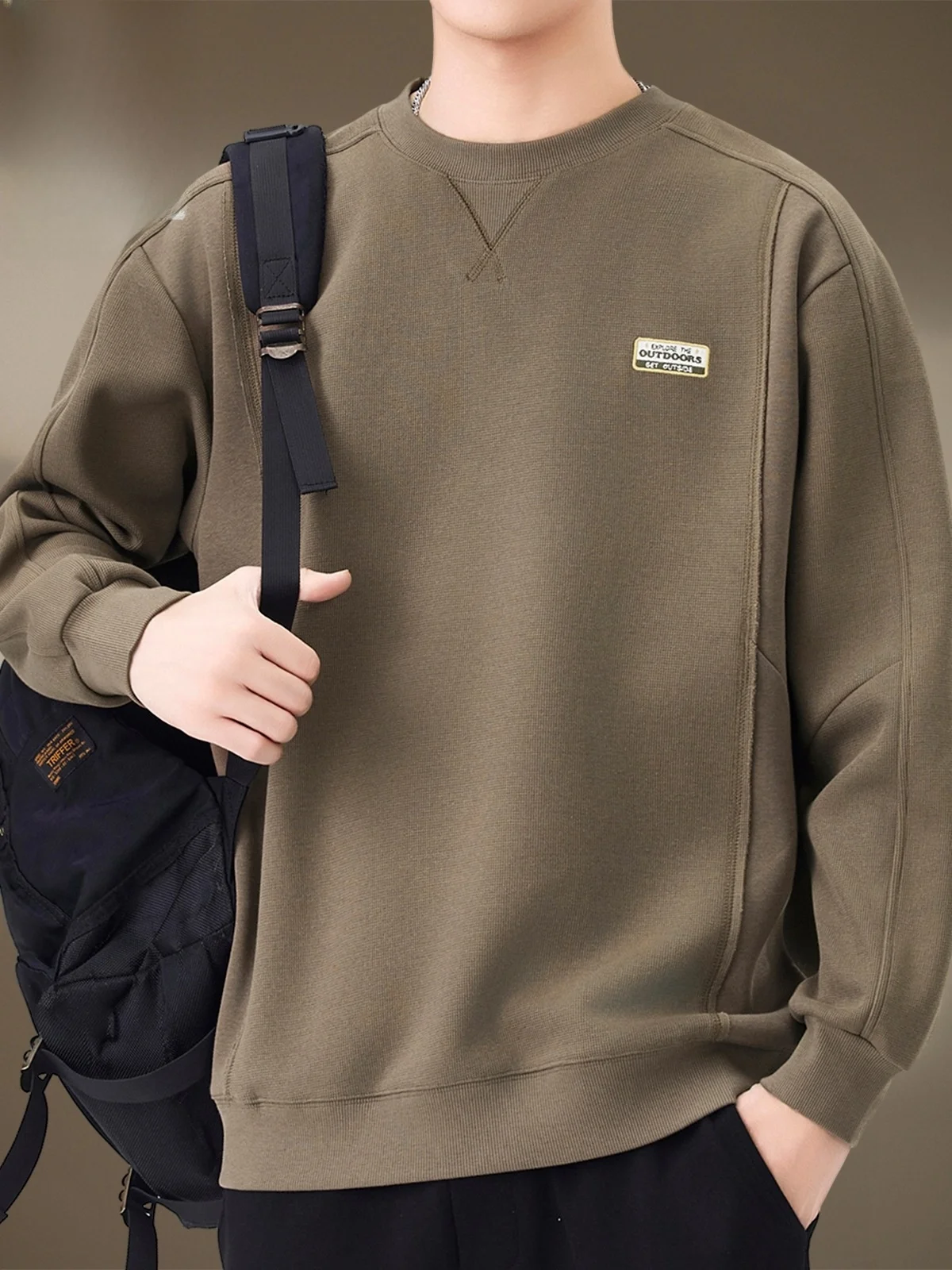 Men's round Ne Sweatirt Casual Loose Spring New Sle Comfortable Cotton Polyester Blend Antioxidant Wrinkles
Men's round Ne Sweatirt Casual Loose Spring New Sle Comfortable Cotton Polyester Blend Antioxidant Wrinkles