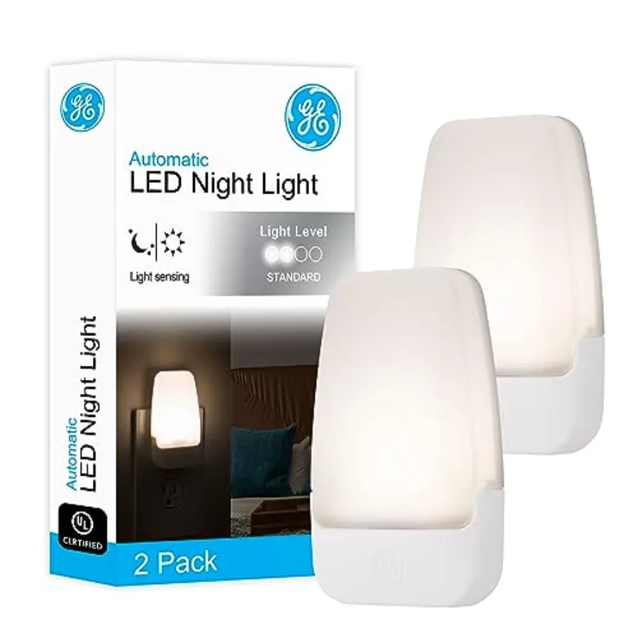 LED Night Light, Plug-in, Dusk to Dawn Sensor, Warm White, Ambient Lighting, Ideal Adults Nightlight for Bedroom, Bathroom, Nur
LED Night Light, Plug-in, Dusk to Dawn Sensor, Warm White, Ambient Lighting, Ideal Adults Nightlight for Bedroom, Bathroom, Nur