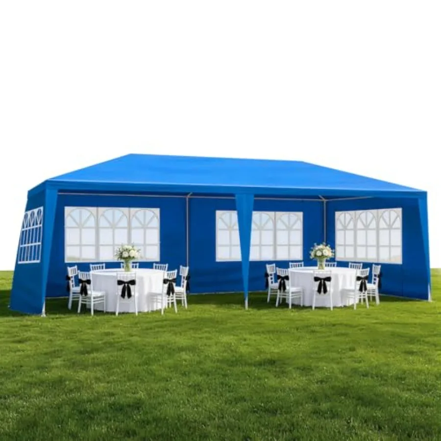 Outdoor Party Tent for Catering Events, Wedding, Birthday, Beach BBQ 10'x20' Patio Canopy Gazebo with Removable Sidewalls, Heav
Outdoor Party Tent for Catering Events, Wedding, Birthday, Beach BBQ 10'x20' Patio Canopy Gazebo with Removable Sidewalls, Heav