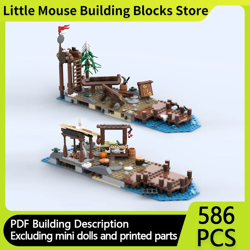 Medieval Castle Model MOC Building Bricks Viking Village Expansion Modular Technology Gifts Holiday Assemble Children Toys Suit
Medieval Castle Model MOC Building Bricks Viking Village Expansion Modular Technology Gifts Holiday Assemble Children Toys Suit