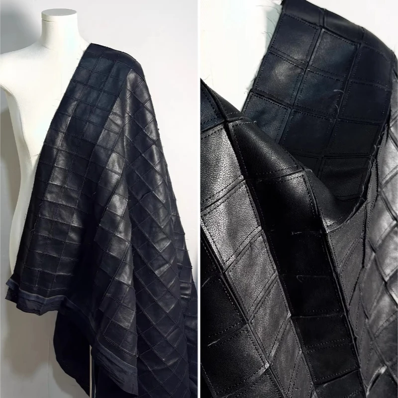 Ткань из искусственной кожи и полиэстера в клетку, 50 см x 140 см, для пошива курток, юбок, одежды, платьев, дизайнерских проектов, рукоделия, модной одежды
Ткань из искусственной кожи и полиэстера в клетку, 50 см x 140 см, для пошива курток, юбок, одежды, платьев, дизайнерских проектов, рукоделия, модной одежды