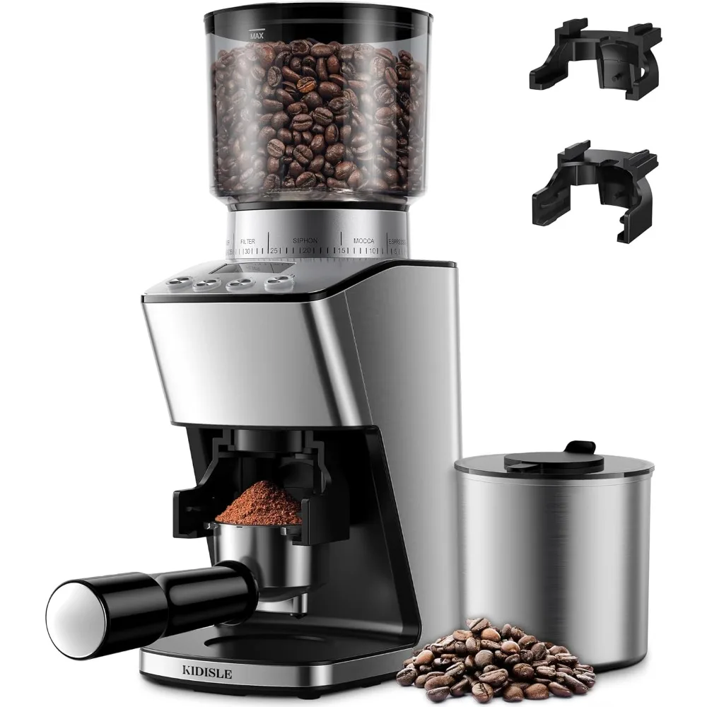 Best Seller Electric Conical Burr Coffee Grinder for Espresso with Stainless Steel Container 51 Grind Settings Electronic
Best Seller Electric Conical Burr Coffee Grinder for Espresso with Stainless Steel Container 51 Grind Settings Electronic