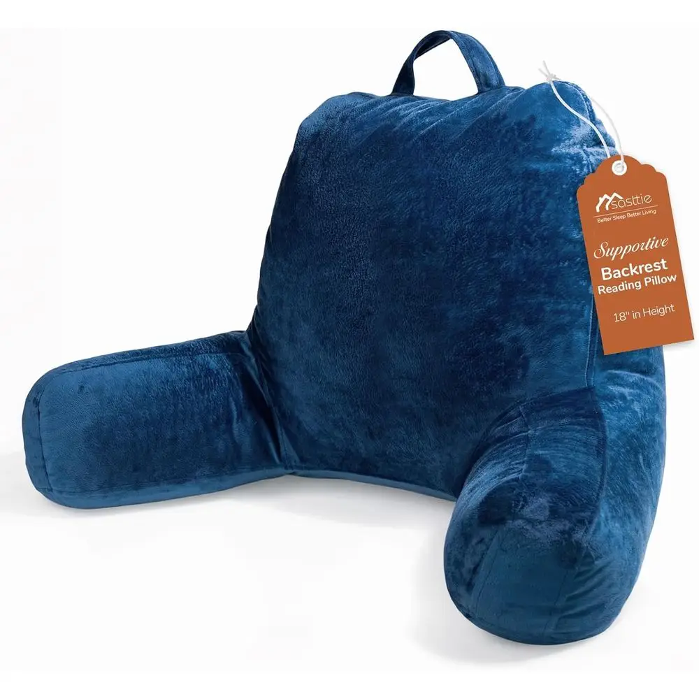 Navy Blue Reading Pillow with Arms for Bed, Couch, and Floor - Ergonomic Back Support Cushion
Navy Blue Reading Pillow with Arms for Bed, Couch, and Floor - Ergonomic Back Support Cushion