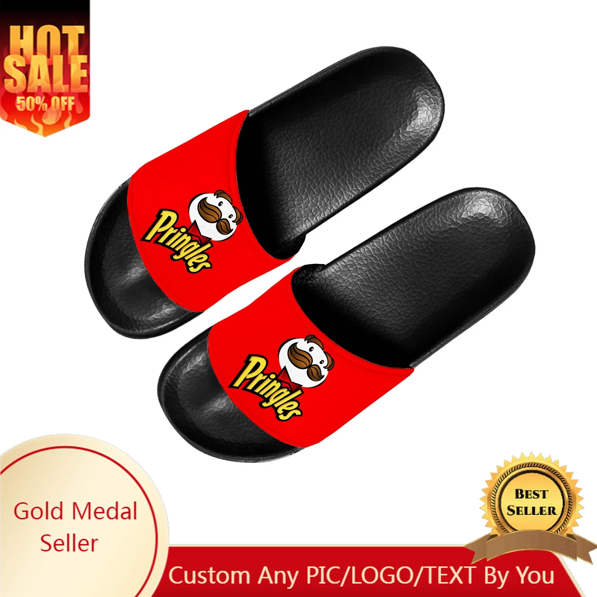 Pringles Slippers Home Water Shoes Men Women Teenagers Bathroom Beach Pool Sandals Custom Made Summer Slipper
Pringles Slippers Home Water Shoes Men Women Teenagers Bathroom Beach Pool Sandals Custom Made Summer Slipper