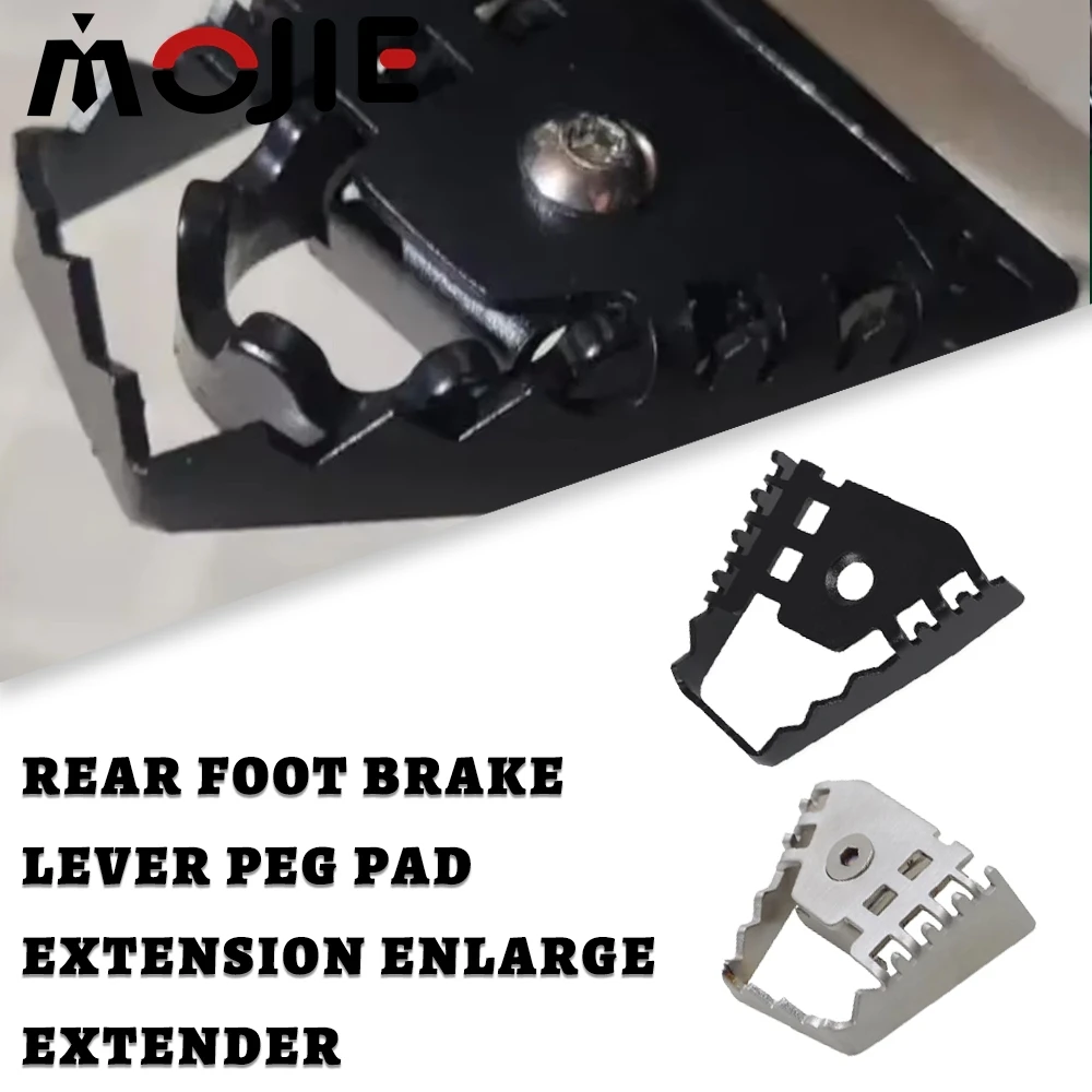 Motorcycle For BMW R1200GS R1250GS R1150GS F650 F800 F700 GS Rear Foot Brake Pedal Lever Enlarge Extension Footrest Pad Extender