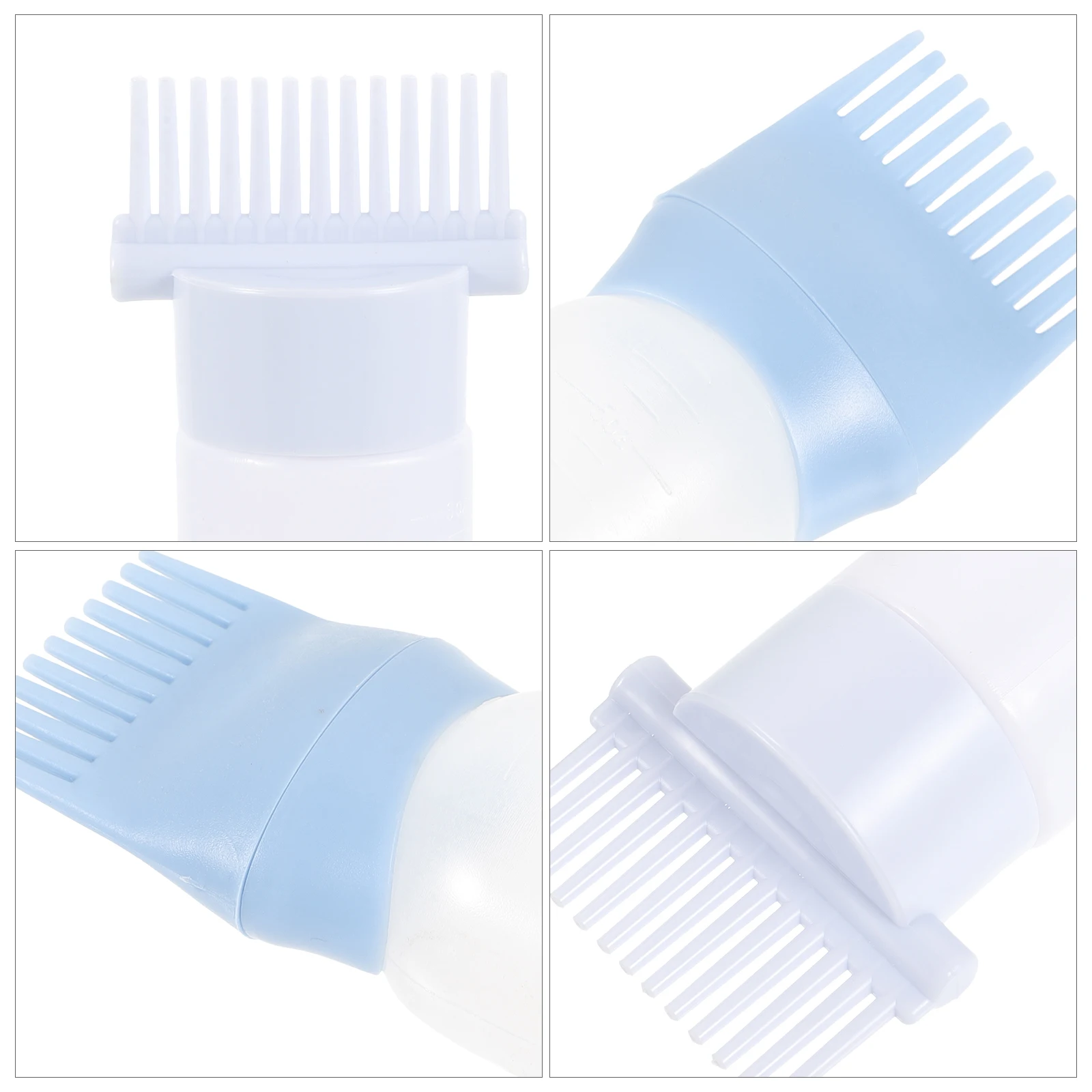 2pcs Hair Dye Bottle with Massage Brush Root Comb Applicator Reusable PP Material Home Use Scalp Coloring Tools
2pcs Hair Dye Bottle with Massage Brush Root Comb Applicator Reusable PP Material Home Use Scalp Coloring Tools