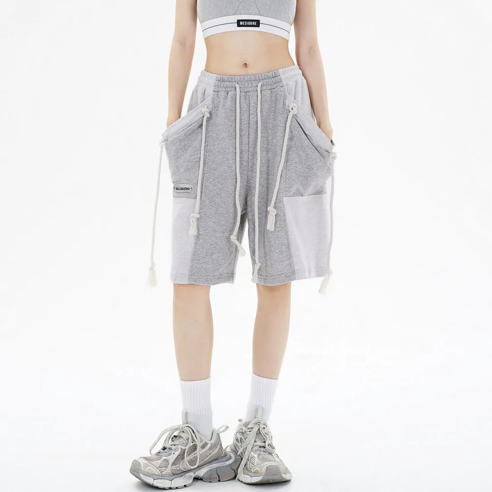 Patchwork Spliced Loose Drawstring Elastic Waist Summer Shorts Sport Pants for Women Men Grunge Goth Y2k Oversize Streetwear
Patchwork Spliced Loose Drawstring Elastic Waist Summer Shorts Sport Pants for Women Men Grunge Goth Y2k Oversize Streetwear