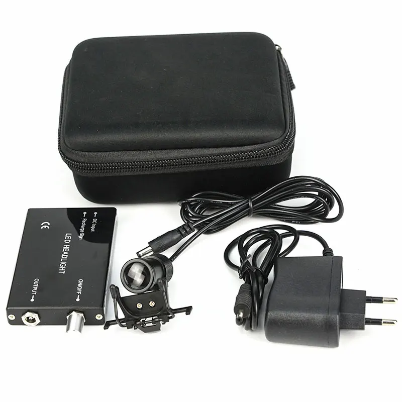Rechargeable LED Headlight Dental Magnifier Microscope Head Lamp Eyeglass Loupe Clip Light with Black Protection Box
Rechargeable LED Headlight Dental Magnifier Microscope Head Lamp Eyeglass Loupe Clip Light with Black Protection Box