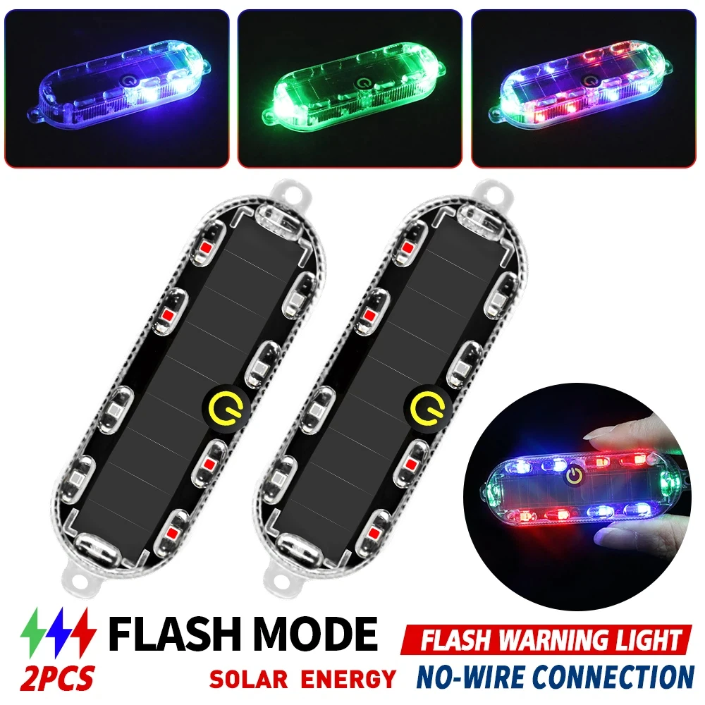 2PC Solar Warning Light Car Rear Collision Prevention Breathing Light Motorcycle Electric Vehicle LED Car Tail Flashing Light
2PC Solar Warning Light Car Rear Collision Prevention Breathing Light Motorcycle Electric Vehicle LED Car Tail Flashing Light