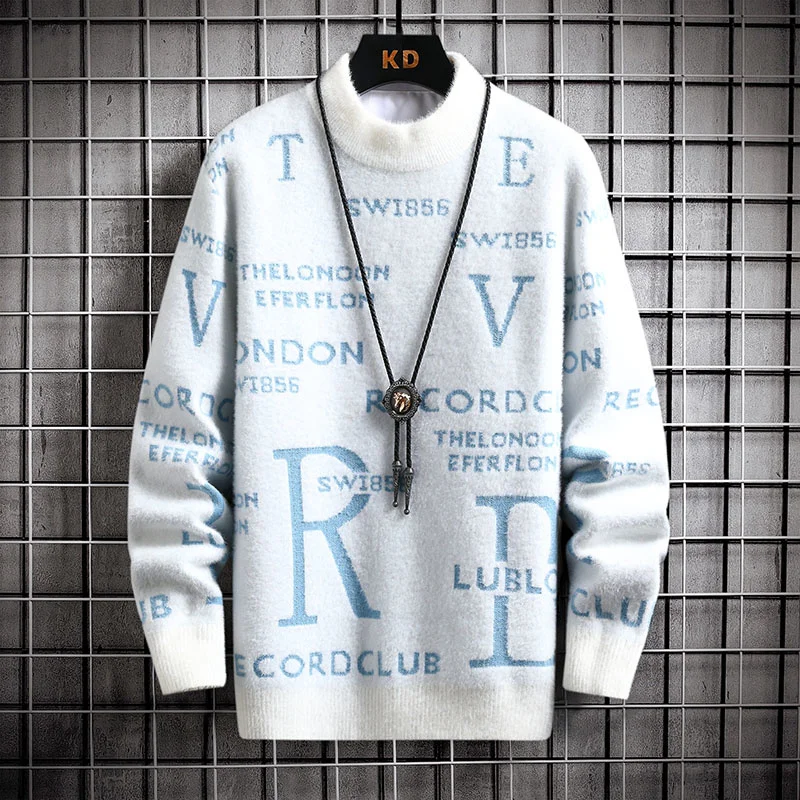 New Winter 2023 Fashion Thick Warm Turtleneck Sweater Men Top Quality High End Mens Pullover Sweaters Mink Cashmere Knitwear
New Winter 2023 Fashion Thick Warm Turtleneck Sweater Men Top Quality High End Mens Pullover Sweaters Mink Cashmere Knitwear