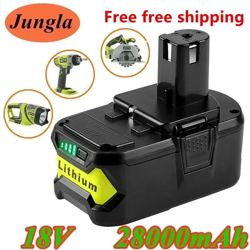 New 18V battery 12800mAh Li-On rechargeable For Ryobi Hot P108 RB18L40 Rechargeable Battery Pack Power Tool Battery Ryobi ONE
New 18V battery 12800mAh Li-On rechargeable For Ryobi Hot P108 RB18L40 Rechargeable Battery Pack Power Tool Battery Ryobi ONE