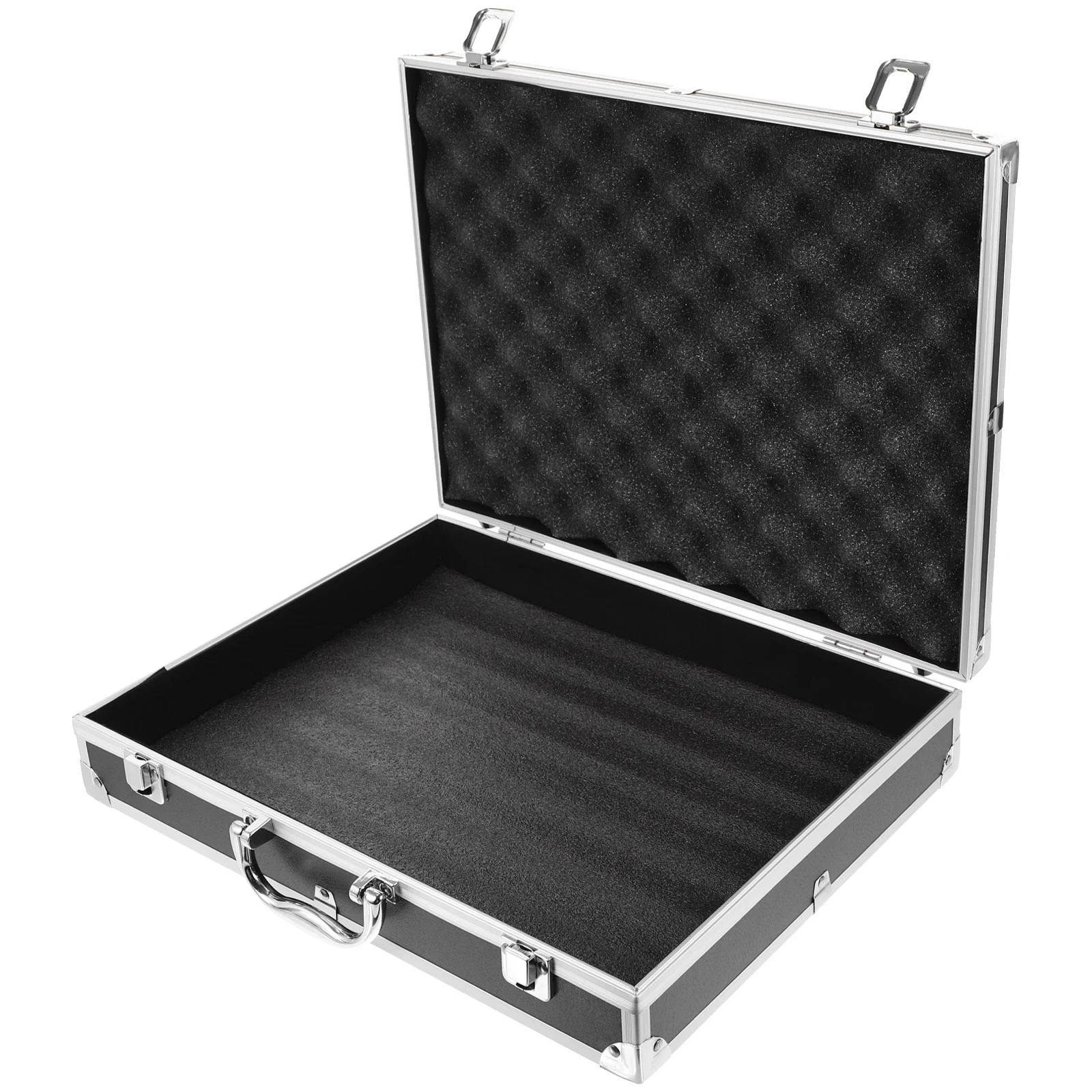 Aluminum Toolbox Storage Case 08 Black Large Capacity Portable Lockable Tools Container Medication Box First Aid Case Household
Aluminum Toolbox Storage Case 08 Black Large Capacity Portable Lockable Tools Container Medication Box First Aid Case Household