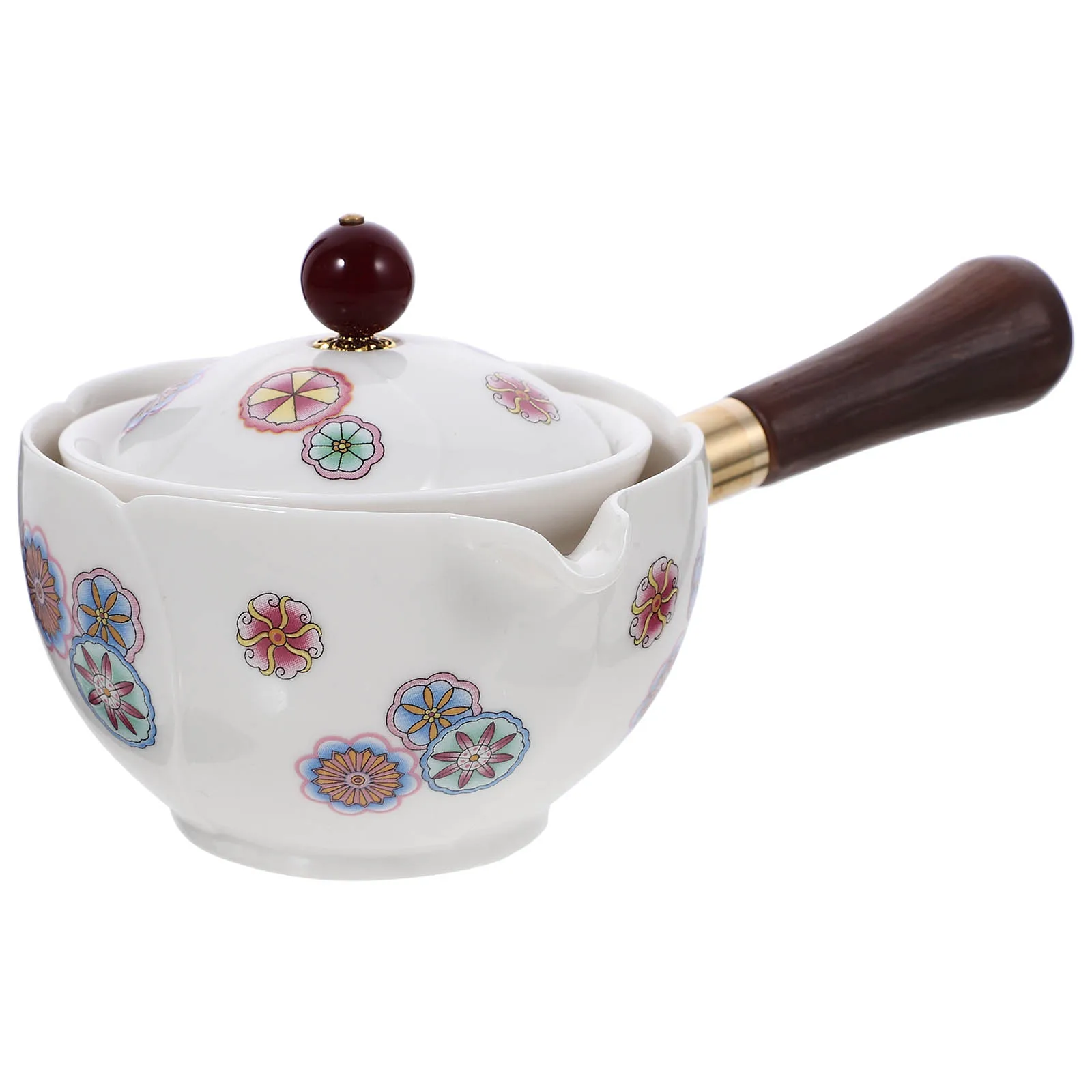 Ceramic Teapot Single Kettle 360 Rotation Portable Household Side Handle Anti-scald Filter Kitchen Table Use Practical
Ceramic Teapot Single Kettle 360 Rotation Portable Household Side Handle Anti-scald Filter Kitchen Table Use Practical