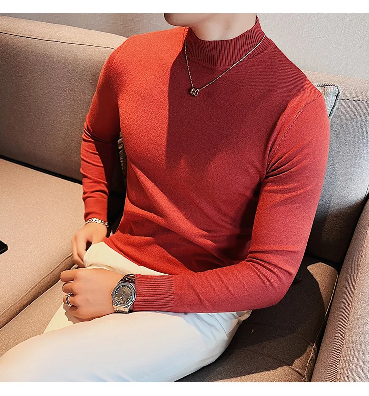 Men Knitted Pullovers Long Sleeve Slim Fit Sweater High Elastic Knittwear Male Under Top Original Designer Youth Man Clothes 4XL
Men Knitted Pullovers Long Sleeve Slim Fit Sweater High Elastic Knittwear Male Under Top Original Designer Youth Man Clothes 4XL
