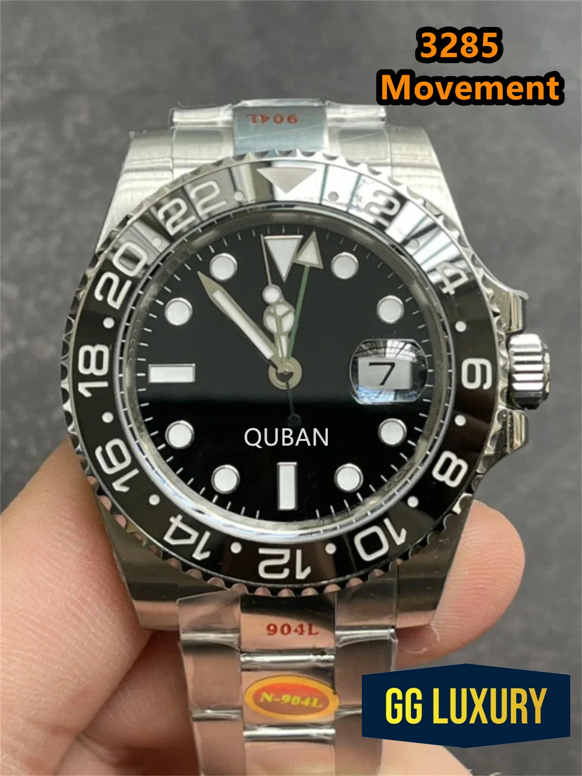 GG Luxury 3285 Movement GMT Master Automatic Mechanical Clean/Vs/ARF Factory Watch Pepsi Sprite Batman GMT Watch
GG Luxury 3285 Movement GMT Master Automatic Mechanical Clean/Vs/ARF Factory Watch Pepsi Sprite Batman GMT Watch