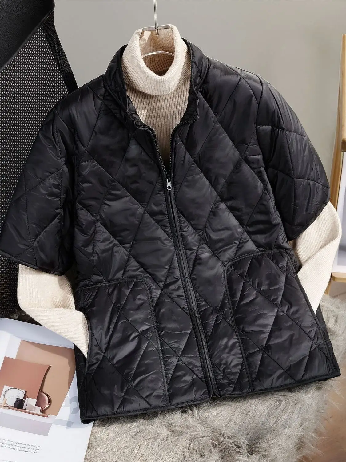 Men's Cotton Vest f Sve Autumn Winter New Sle Warm Healtare Home oulder Protection Large Size Rhombus Cotton Jaet
Men's Cotton Vest f Sve Autumn Winter New Sle Warm Healtare Home oulder Protection Large Size Rhombus Cotton Jaet